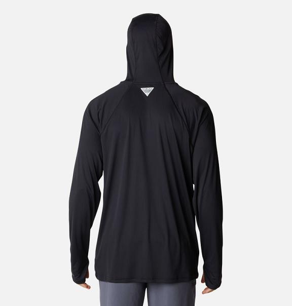 Columbia PFG Respool Hoodies Black For Men's NZ78513 New Zealand